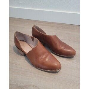 Madewell The Lucie Shoe in English Saddle Size 6.5 Brown Leather Bootie Boho
